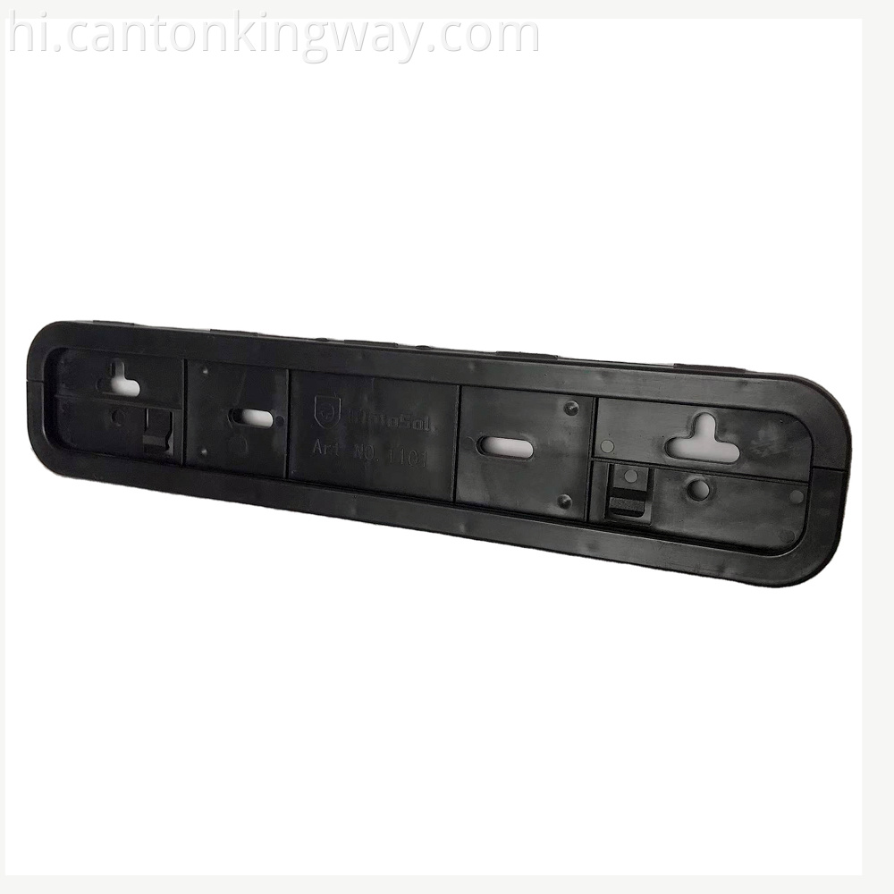 India Black Plastic License Plate Frame 300mmx61mm